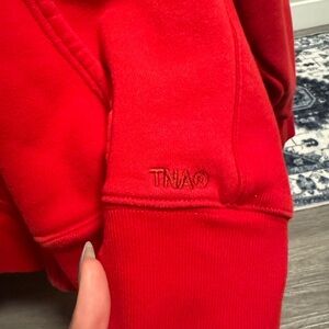 Aritiza TNA red zip up size SMALL